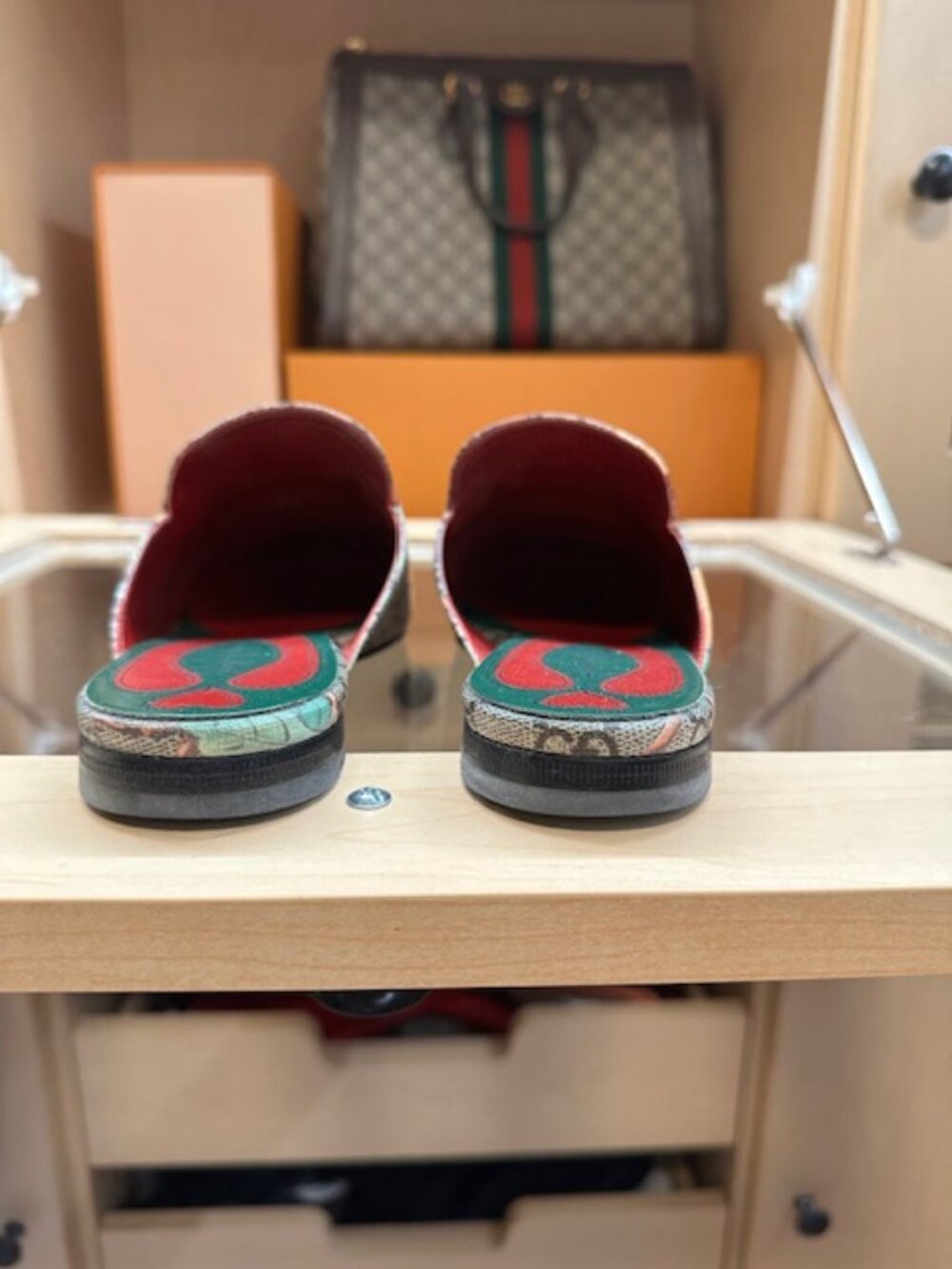 Gucci Supreme size 38 Mules - Picture 4 of 5
